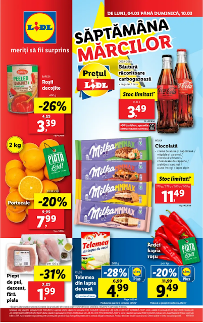 LIDL Catalog - Brosura 4-10.03 2024→  SAPTAMANA MARCILOR | Lidl Plus | Super Weekend