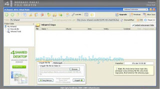 Cara Membuat Account Premium 4shared.com Gratis