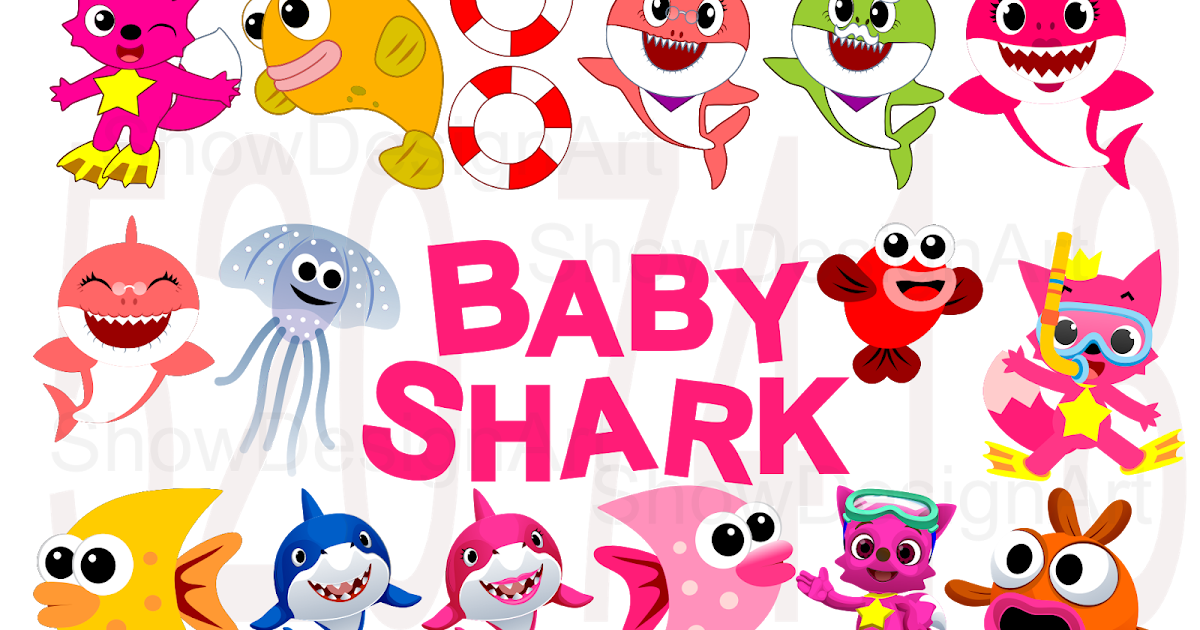 Vector USA: 59 Vectors Baby Shark in CDR, PNG and SVG ...