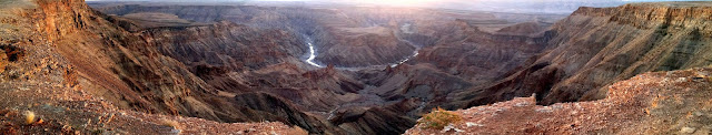 Fish River Canyon at sunset, Namibia