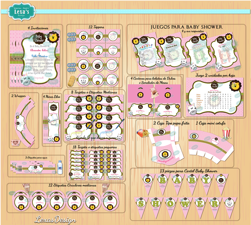 Kit  Baby Shower Gratis