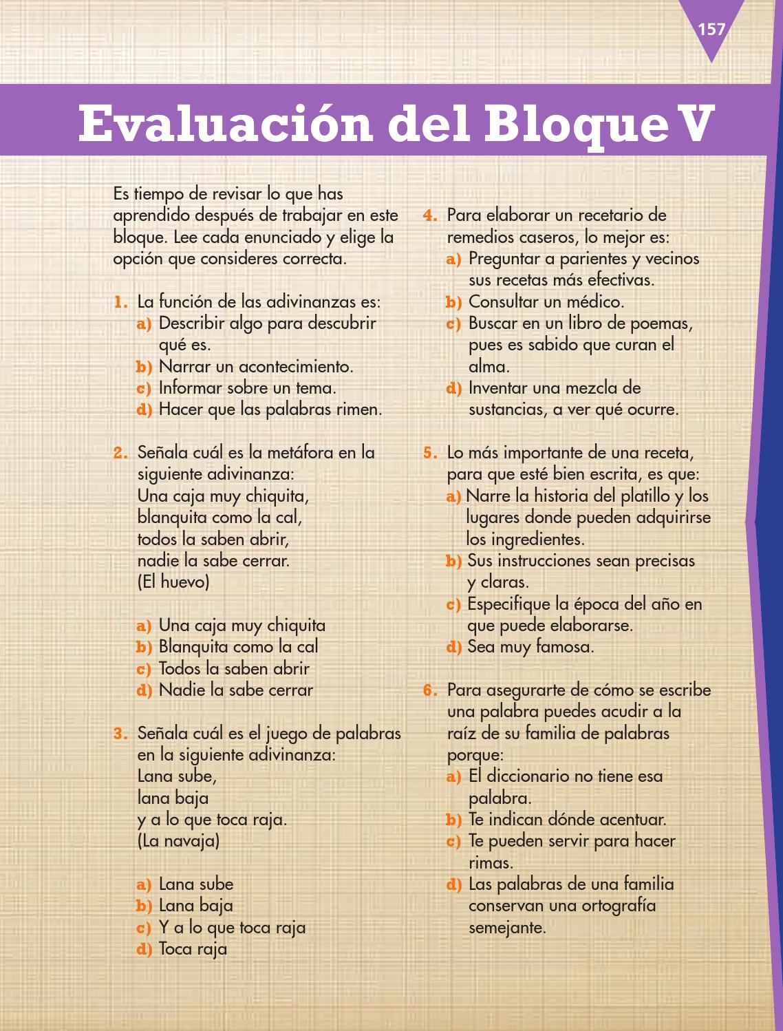 Libro Contestado Sexto Español / Pagina 22 Del Libro De Sexto Grado De Español Contestado ...