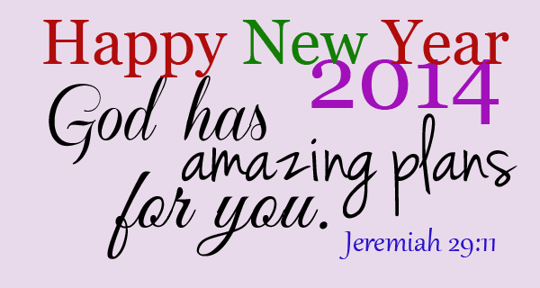 New Year Bible Verse Greetings Card