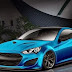 Hyundai Genesis Coupe Atlantis Blue 2014