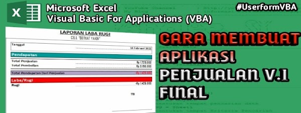 Aplikas Penjualan V.1 Berbasis Vba Excel Final (Laporan Laba Rugi)