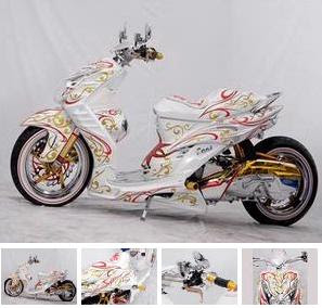 Yamaha Mio Berbaju Batik