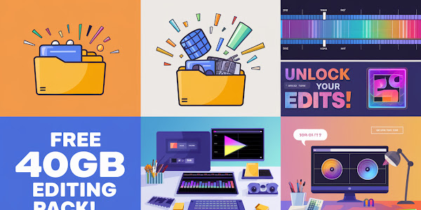 FREE 40GB EDITING PACK – Everything to Boost Your Creativity!