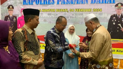  Pemda Pasaman Barat, Gelar Kenal-Pamit Kapolres di Aula Kantor Bupati 