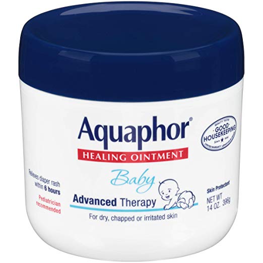 Aquaphor Baby Healing Ointment - Advance Therapy for Diaper Rash, Chapped Cheeks and Minor Scrapes