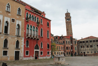 torre inclinada venecia campanario san esteban campo san stefano 