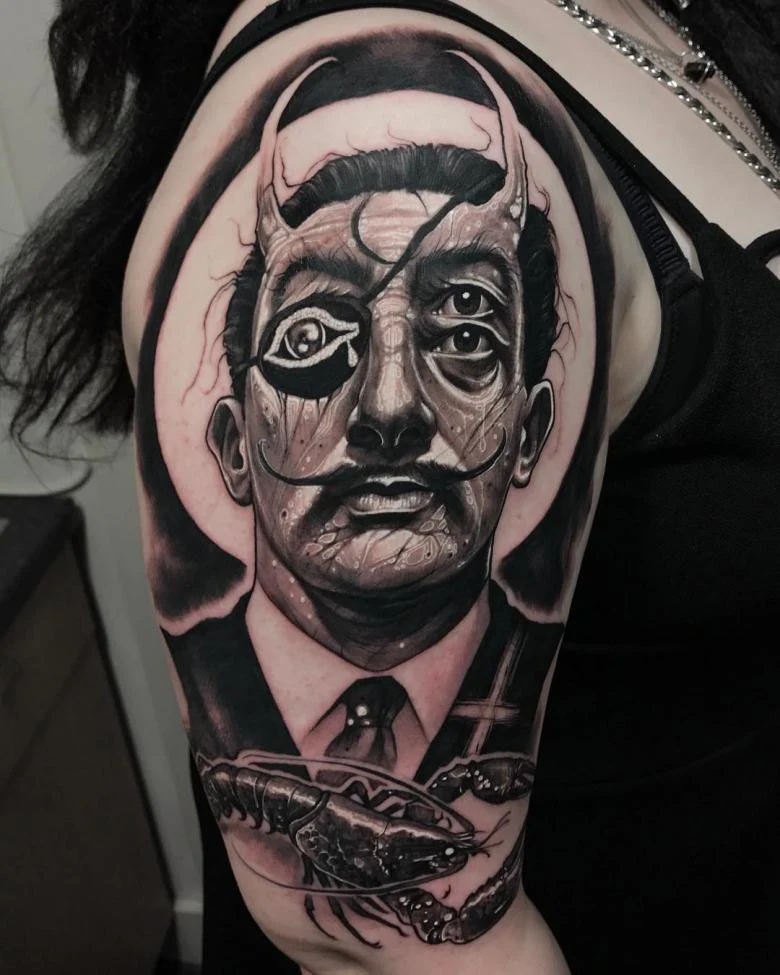 Tatuajes de Salvador Dalí