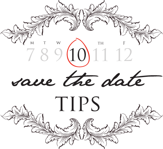 10 More Wedding Save the Date Tips 1 Be sure to use a preprinted return 