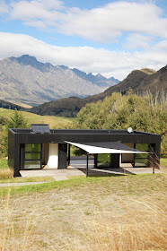 Steel frame transportable prefab home, New Zealand