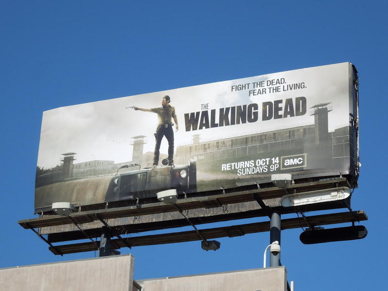 Walking Dead season 3 billboard