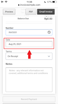 Cara Membuat Invoice di HP