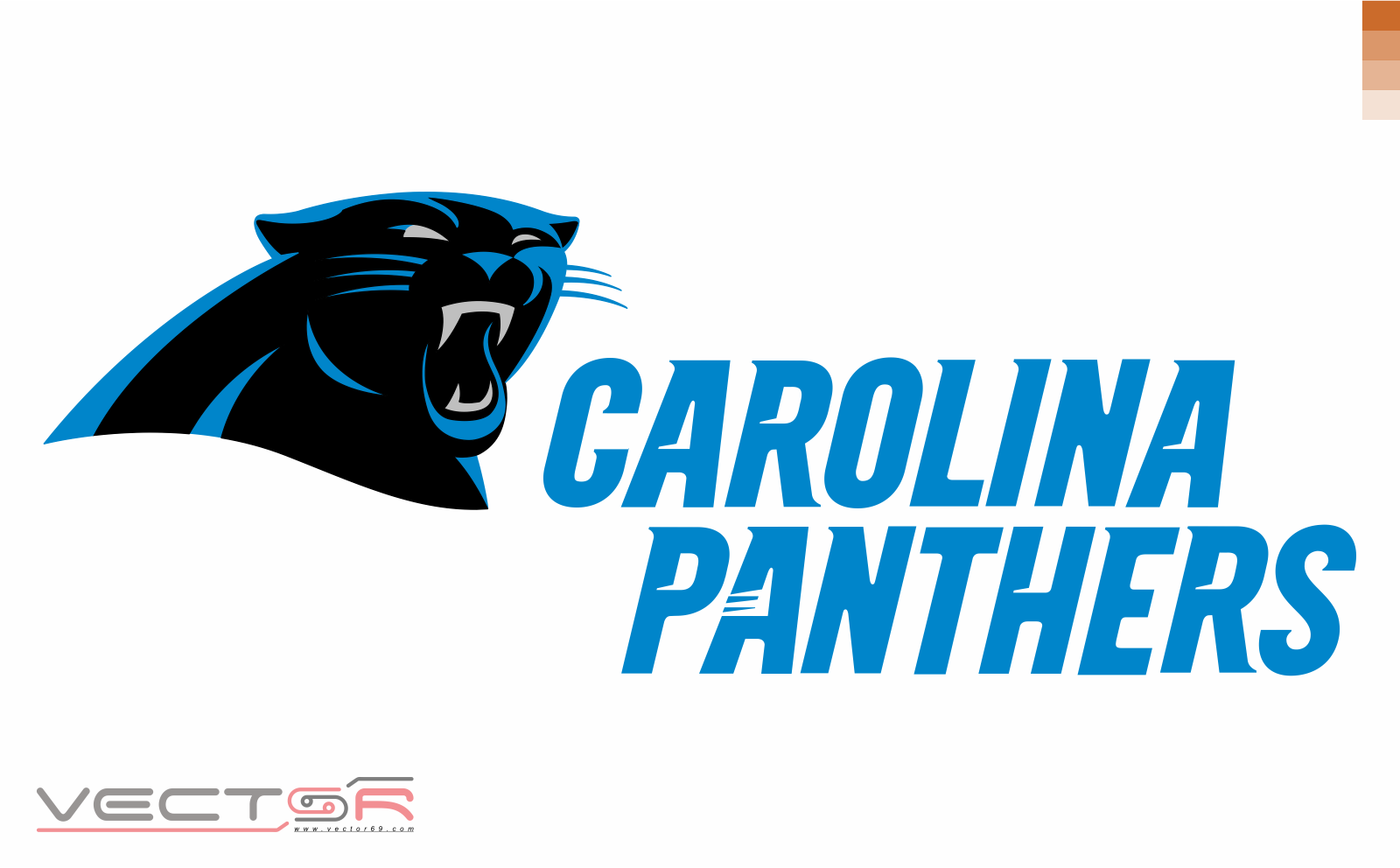 Carolina Panthers 2012 Logo with Wordmark - Download Vector File AI (Adobe Illustrator)