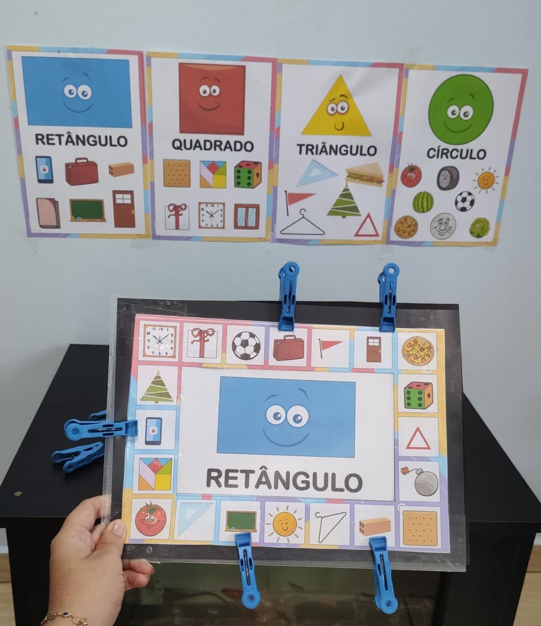 Jogo Das Formas Geometricas Educacao Infantil