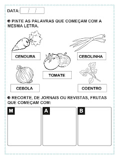 Caderno de Atividades para Educação Infantil 5 anos – Linguagem