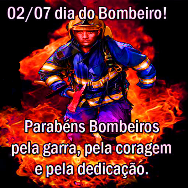 Mensagem de dia do bombeiro