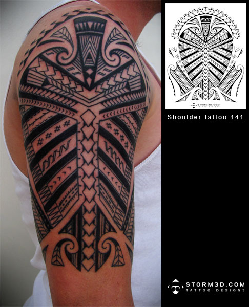 3d tattoo designs arm Shoulder tattoo 141 tattooed by Nate Gamble, Australia