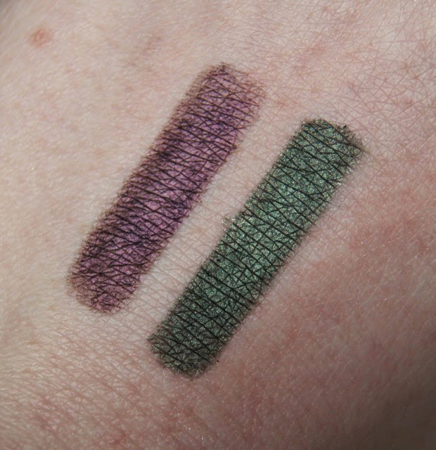 kiko glamorous eye pencils 404 413 swatches