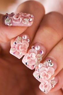 Beautiful Bridal Nail Art Designs