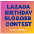 Lazada Birthday Blogger Contest - Winners List