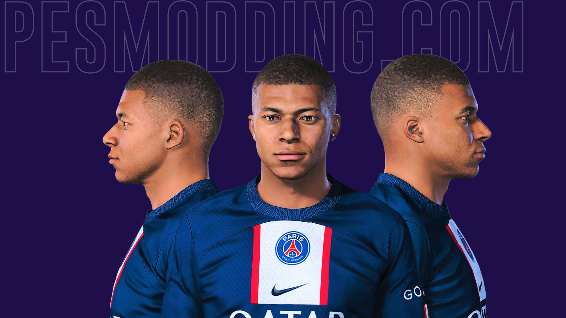 PES 2021 Kylian Mbappé Face (May 2023 Update)