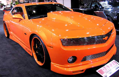 Modified Camaro orange