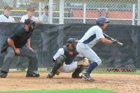 Cody Rogers was 4 for 5 in his Hot Rods debut. Photo by Jim Donten.