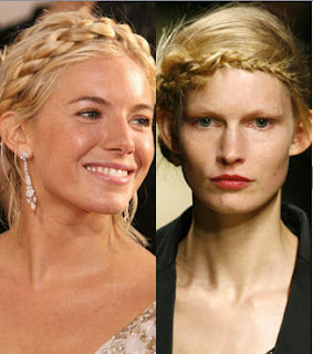 Plaited Hairstyles - Celebrity hairstyle ideas for girls