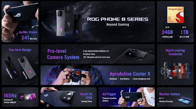 Fitur ROG Phone 8