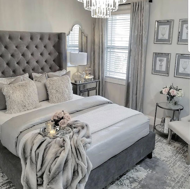 cozy grey bedroom decor