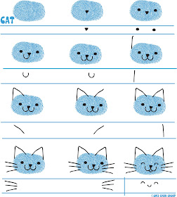 Ed Emberley's Cat Drawing Page