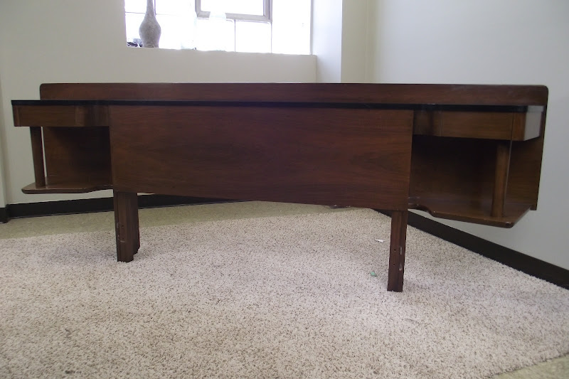 Headboard with Floating Nightstands