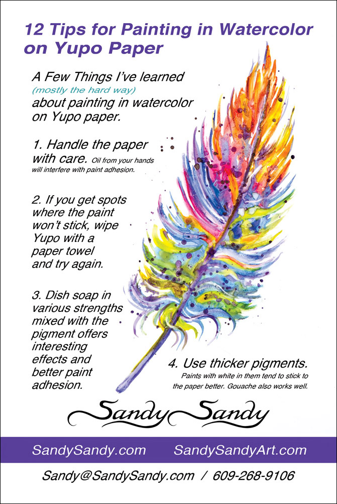 paper yupo HOT Yupo Painting HOT Demonstration Paper On ART*: SANDY HOT Sizzling