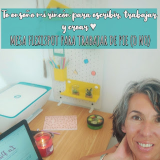 Te enseño mi rincón para escribir, trabajar y crear ♥ -  MESA FLEXISPOT PARA TRABAJAR DE PIE (O NO)