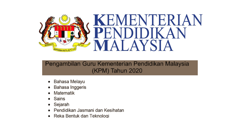 Jawatan Kosong Di Kementerian Pendidikan Malaysia Kpm 2019 2020 Jobcari Com Jawatan Kosong Terkini