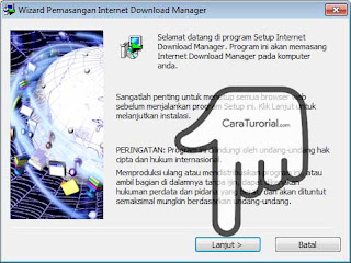 Wizard instalation IDM