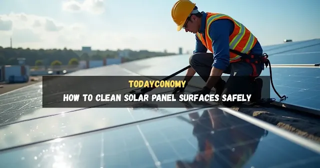 How to Clean Solar Panel Surfaces Safely