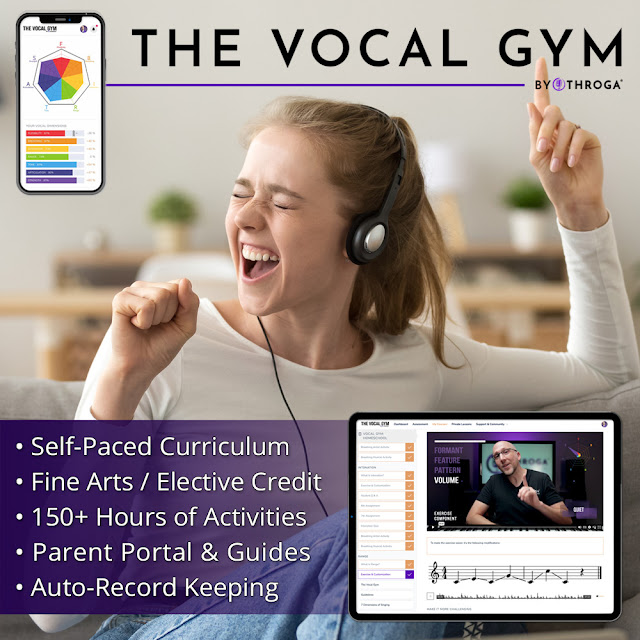 Your homeschooler can get convenient online vocal training and a fine arts credit with the Vocal Gym Homeschool!