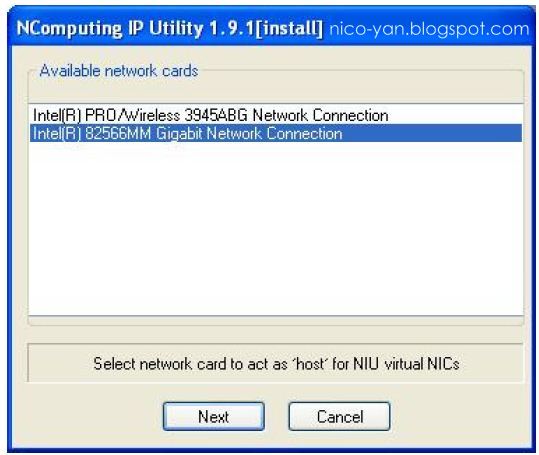NComputing IP Utility Installation