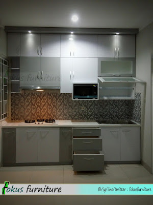 kitchen set minimalis full plafon