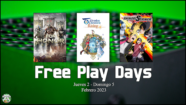 Días de juego gratis (del 2 al 5 febrero 2023) #freeplaydays