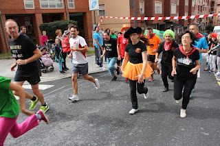 Carrera proeuskera y actividades infantiles en las fiestas de Rontegi