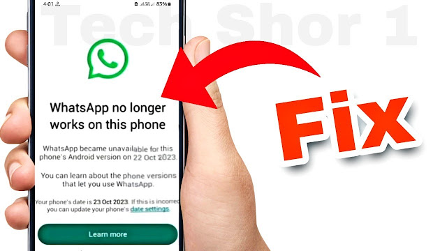 WhatsApp no longer work on this phone problem solve