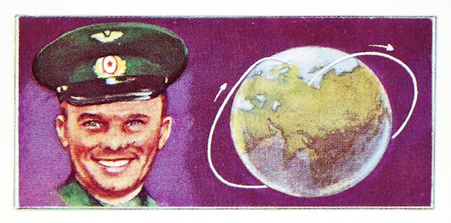 1962 Ty-Phoo Tea : Great Achievements #13 - Yuri Gagarin