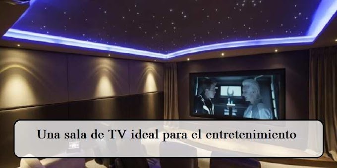 Una sala de TV ideal para el entretenimiento