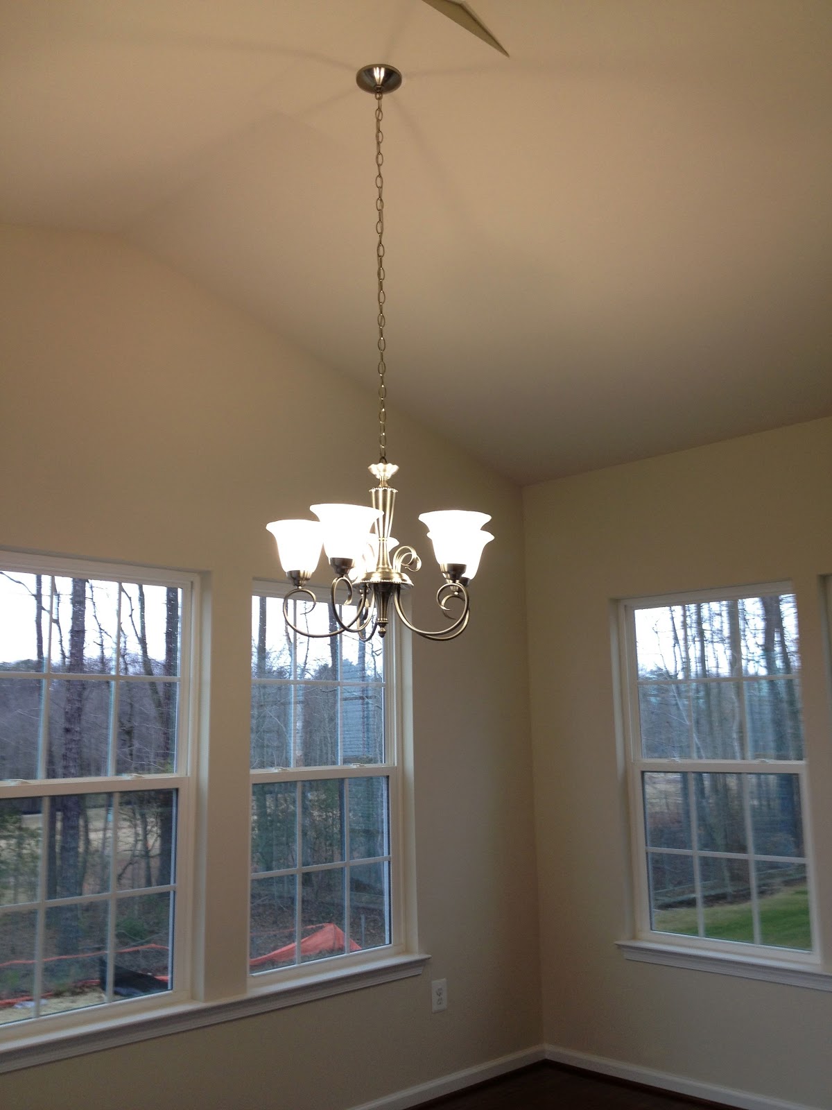 Ceiling Fans And Chandelier Installed Dreaming Of A Ryan Homes