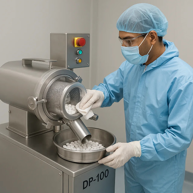 Cleaning and Operation of De-dusting and Polishing Machine (DP-100)